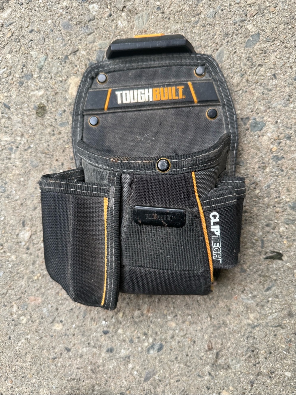 ToughBuilt Black & Orange ClipTech Tool Pouch